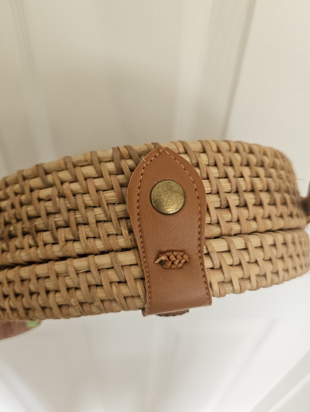 Round Rattan Handbag - Picture 4 of 6